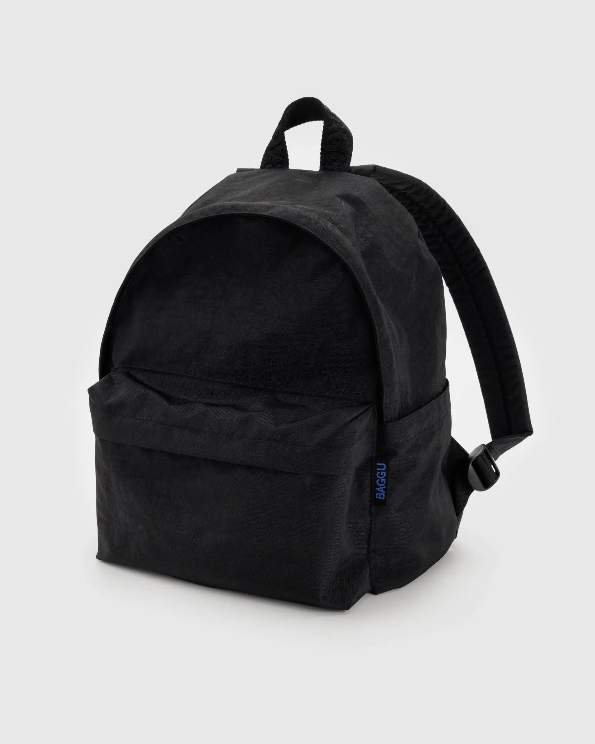 Medium Nylon Backpack Black