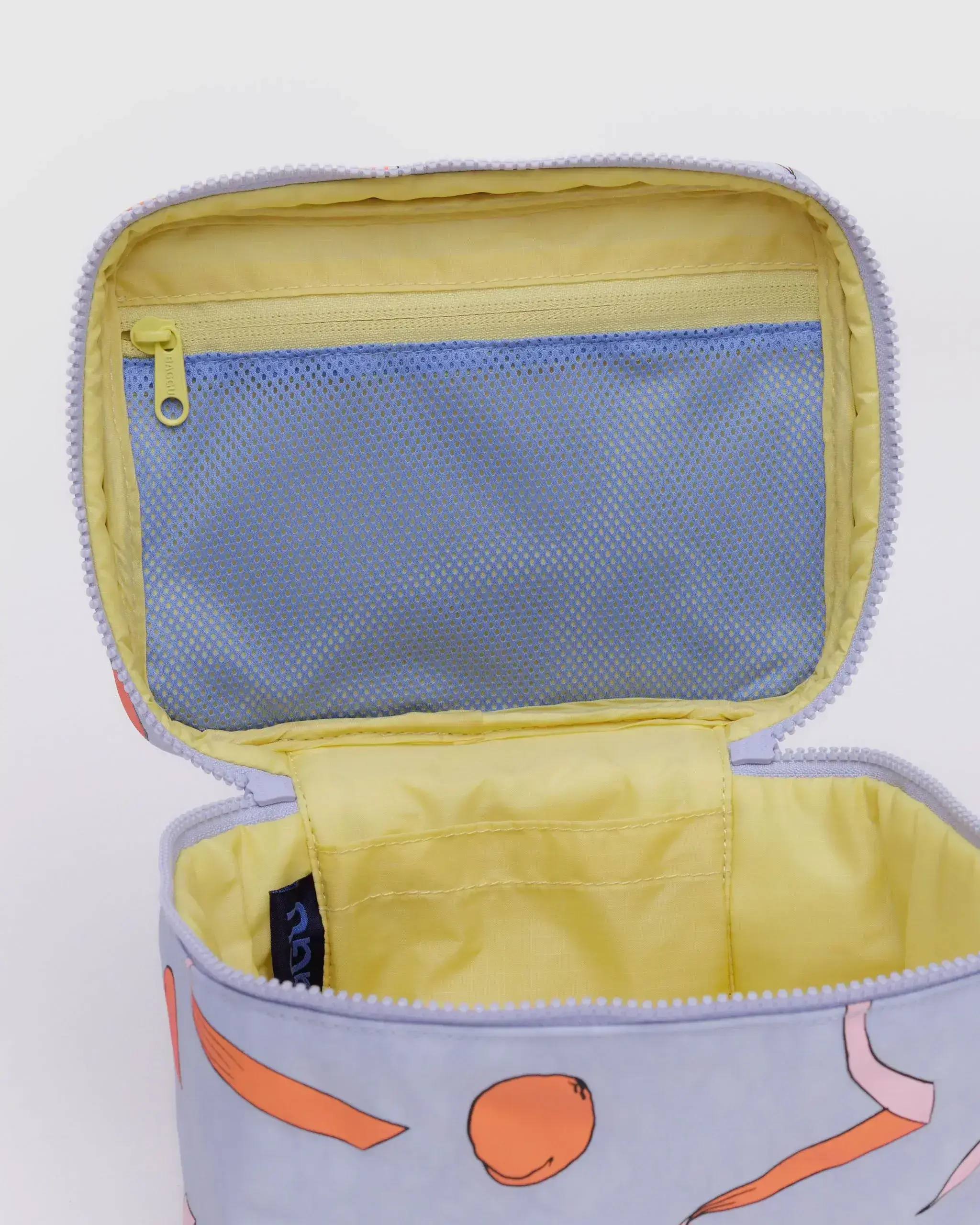Large Cosmetic Case Apricots & Ribbons - Image 3
