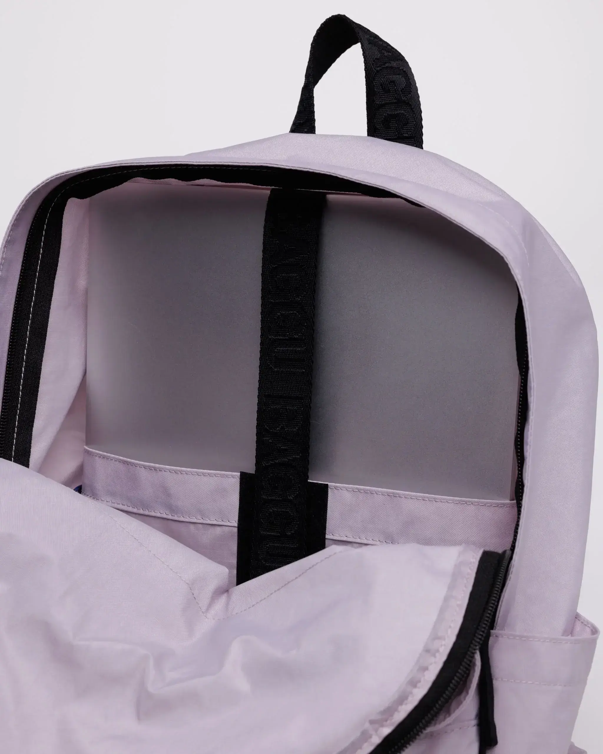 Large Nylon Backpack Dusty Pink - Image 4