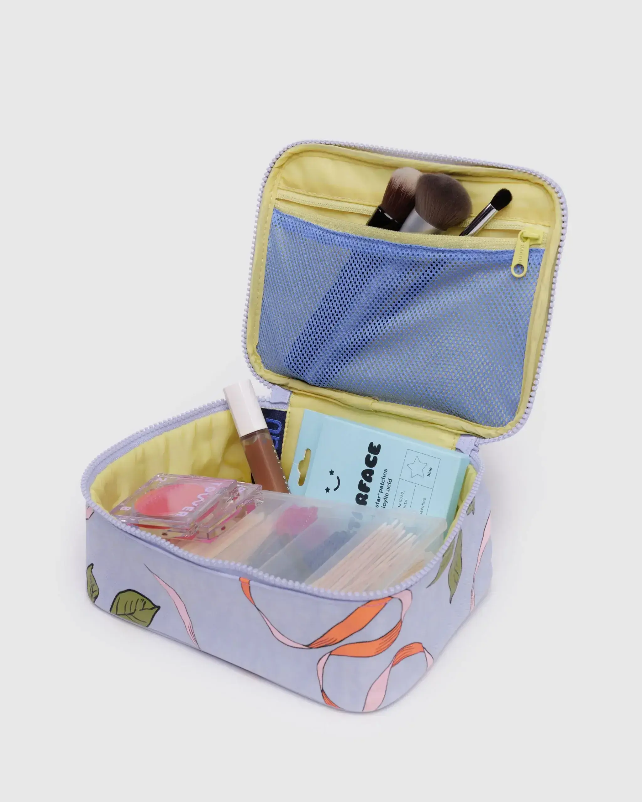 Small Cosmetic Case Apricots & Ribbons - Image 2