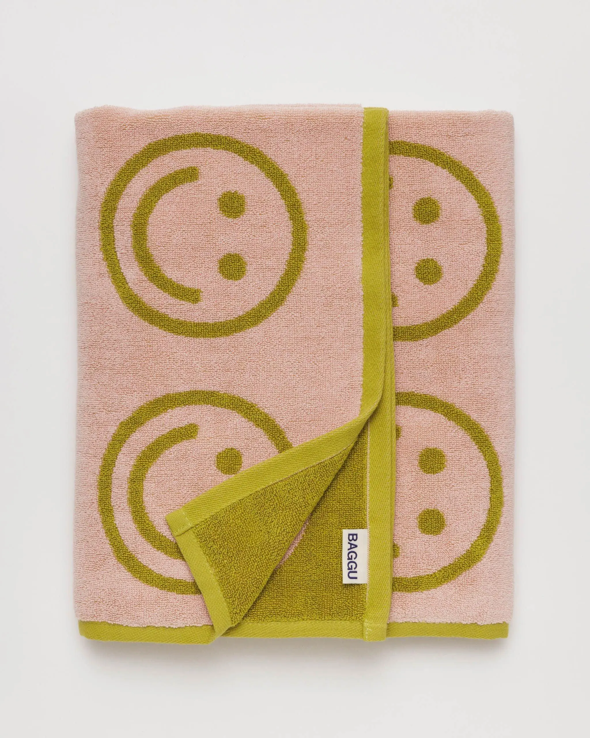 Bath Towel Happy Ochre