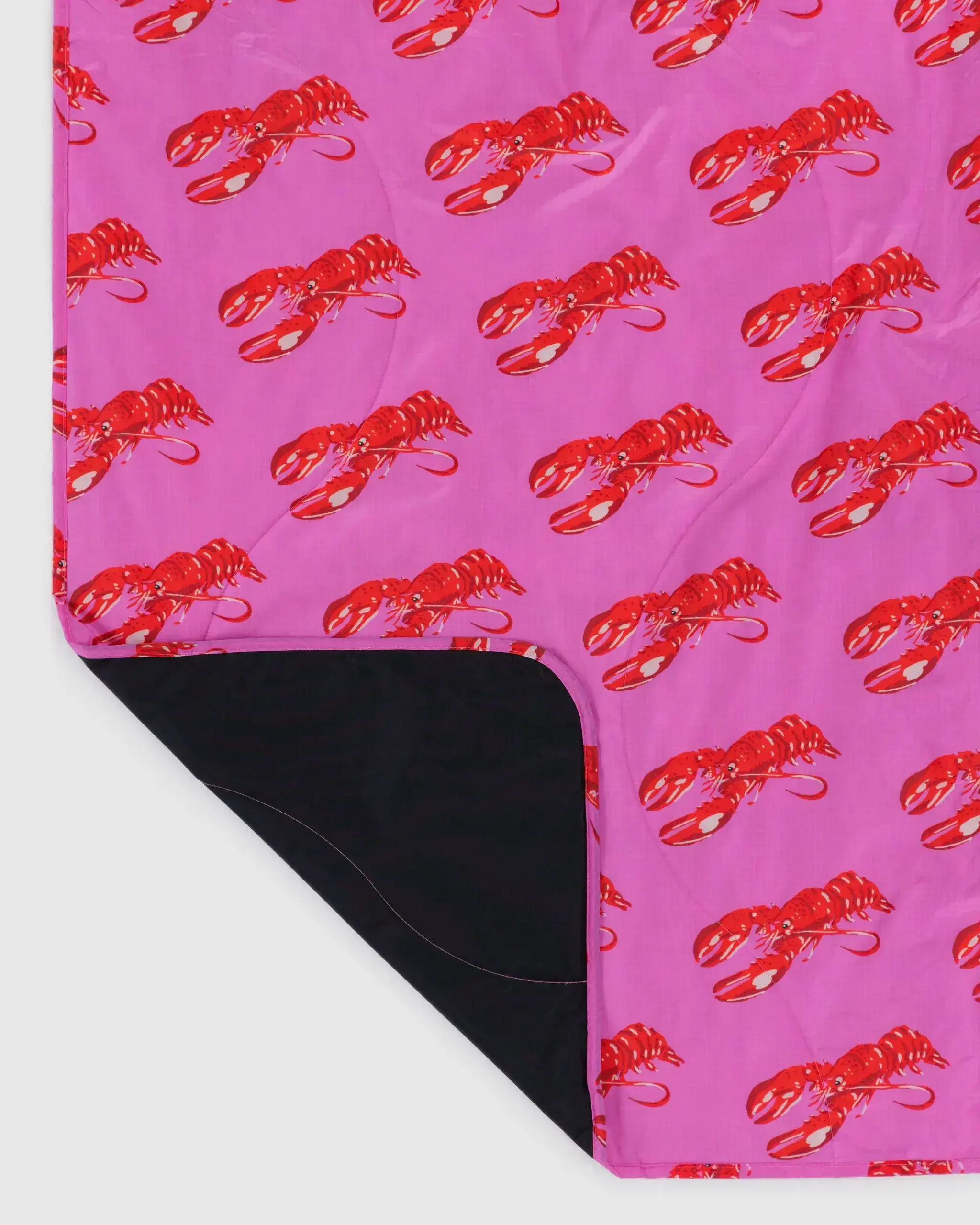 Puffy Picnic Blanket Pink Lobster - Image 4