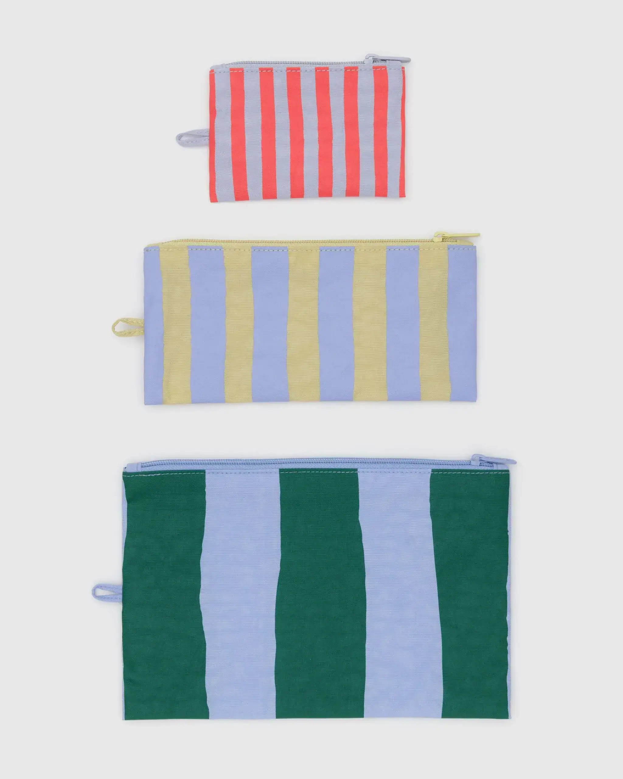 Flat Pouch Set Painted Stripe