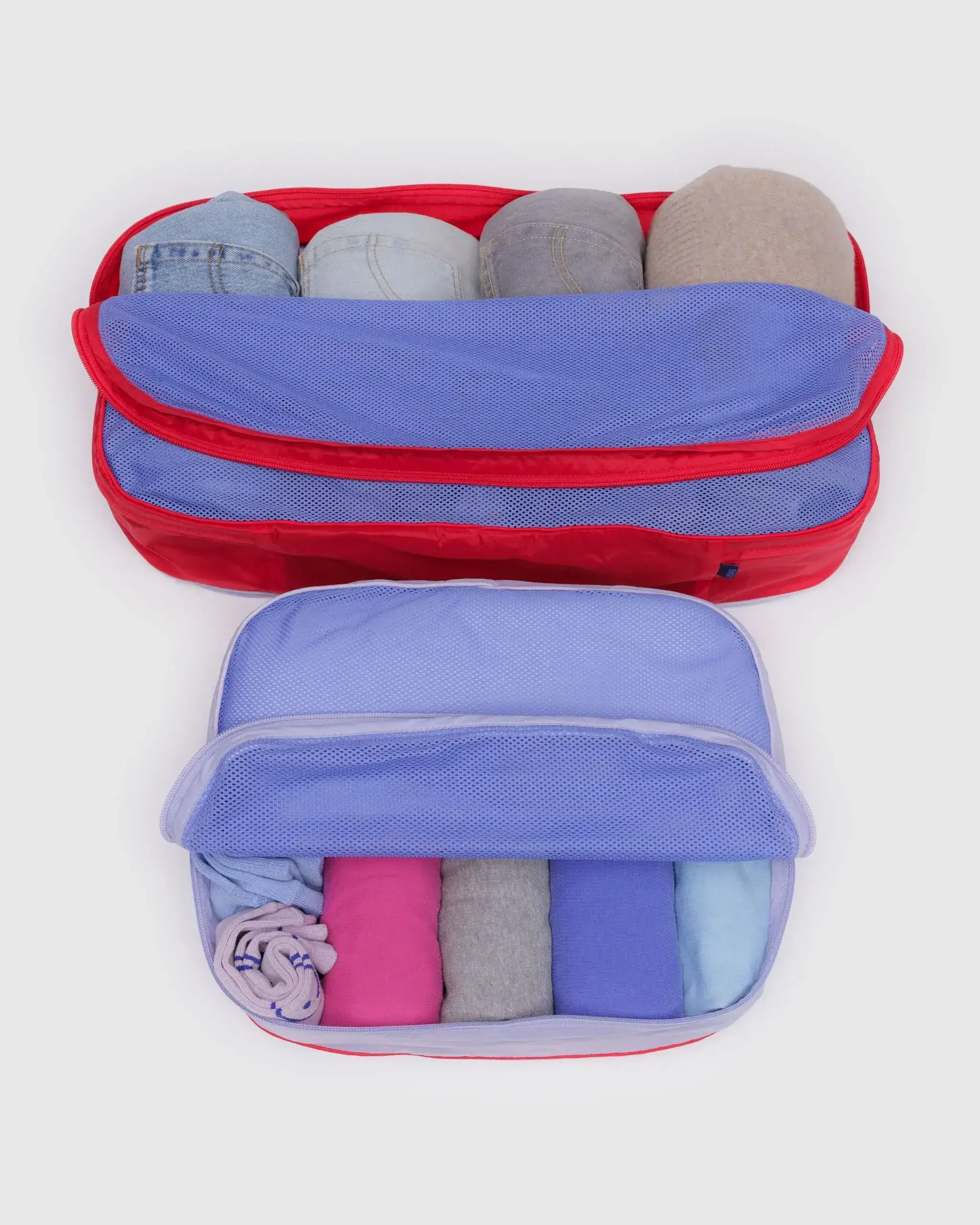 Large Packing Cube Set Mesh Berry Mix - Image 2