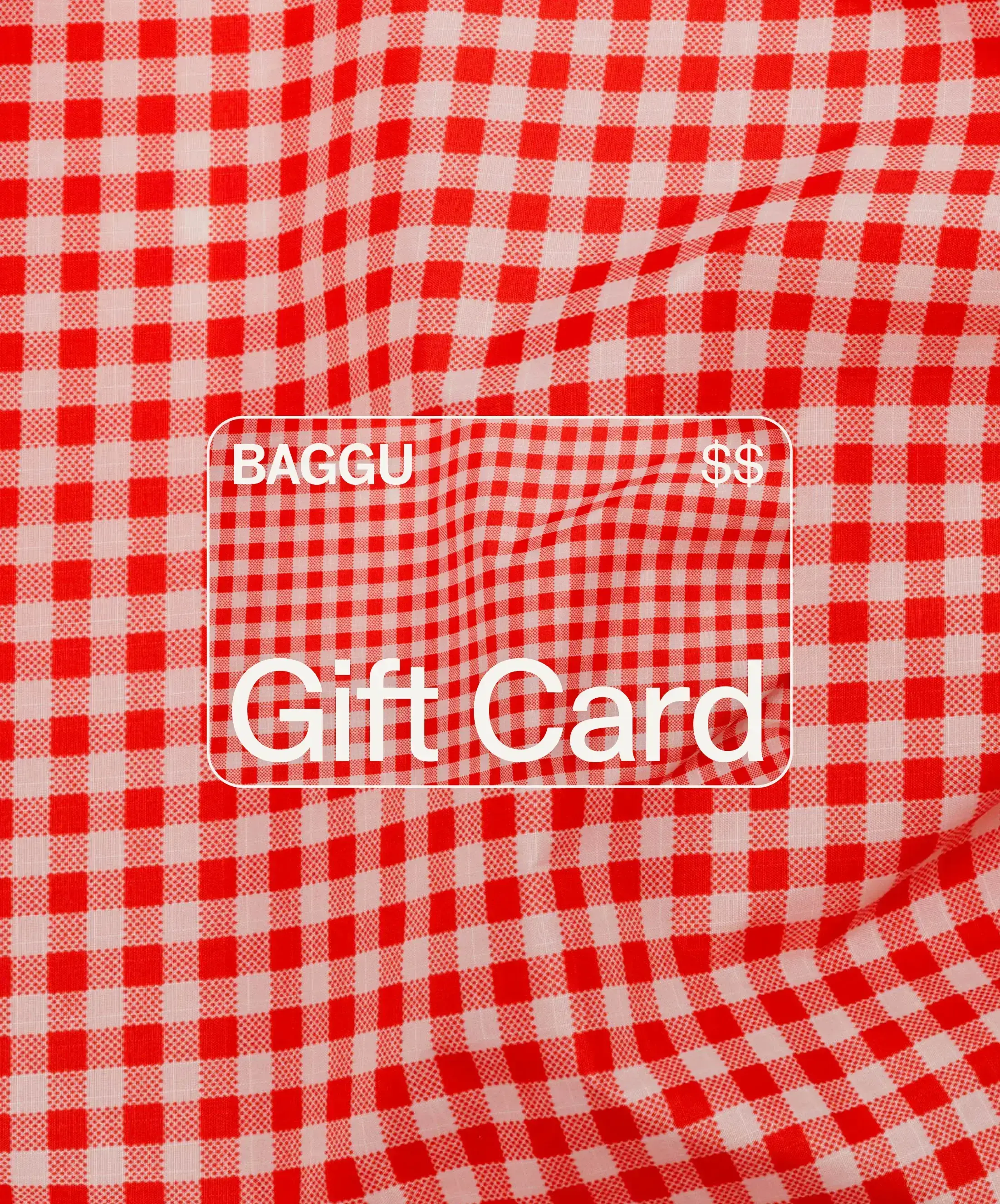 Digital Gift Card Red Gingham