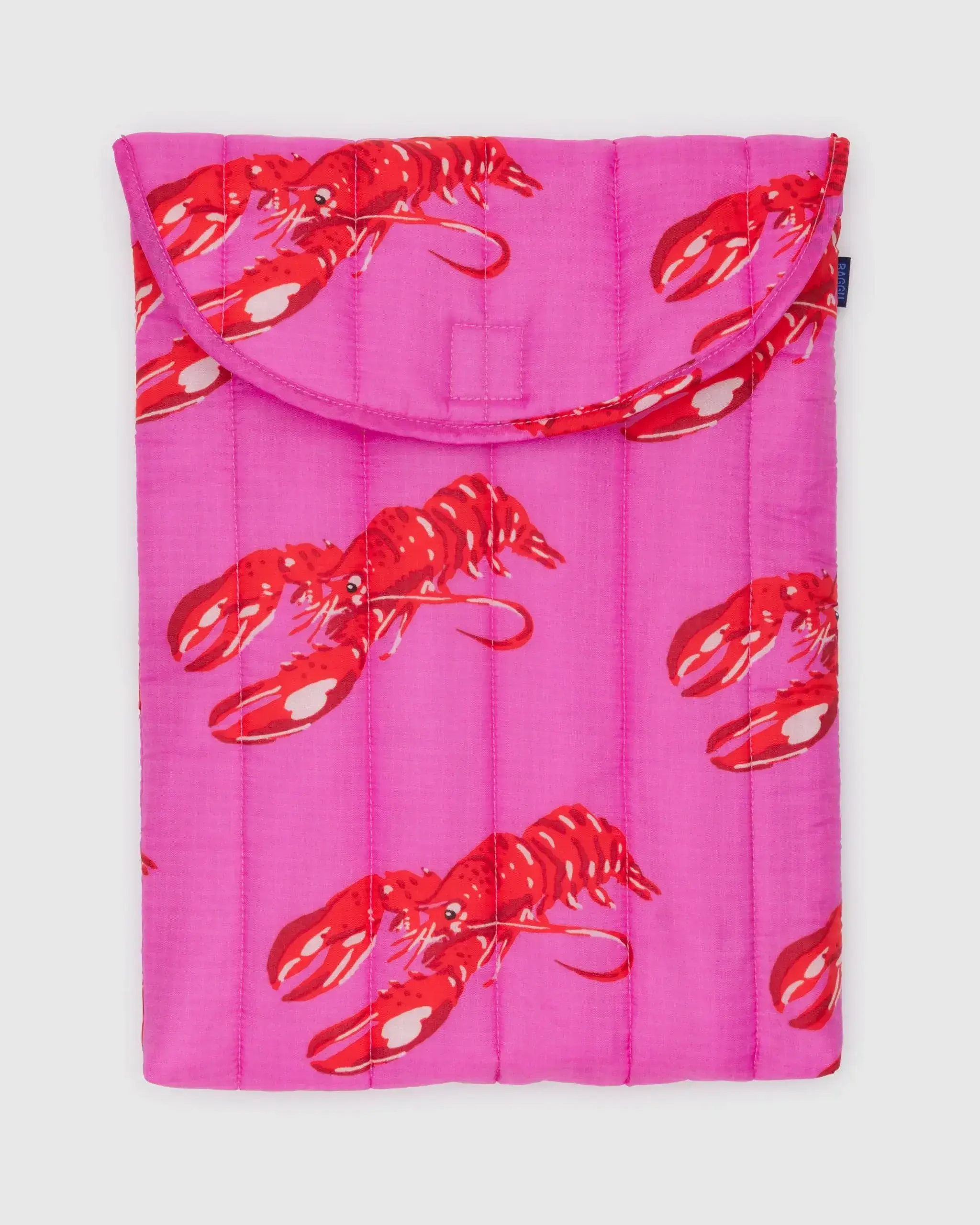 Puffy Laptop Sleeve 16" Pink Lobster