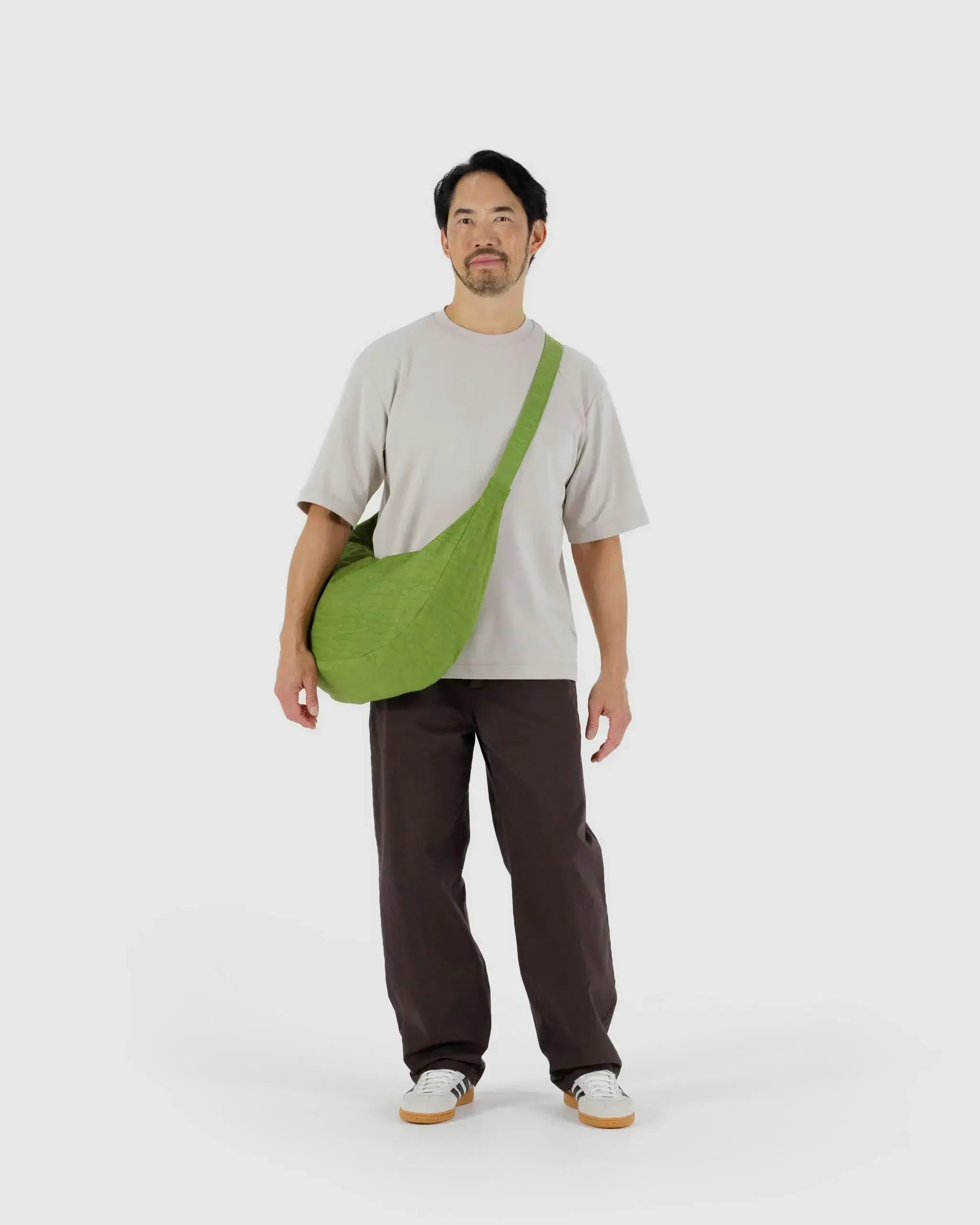 Large Nylon Crescent Bag Green Juice - Image 2