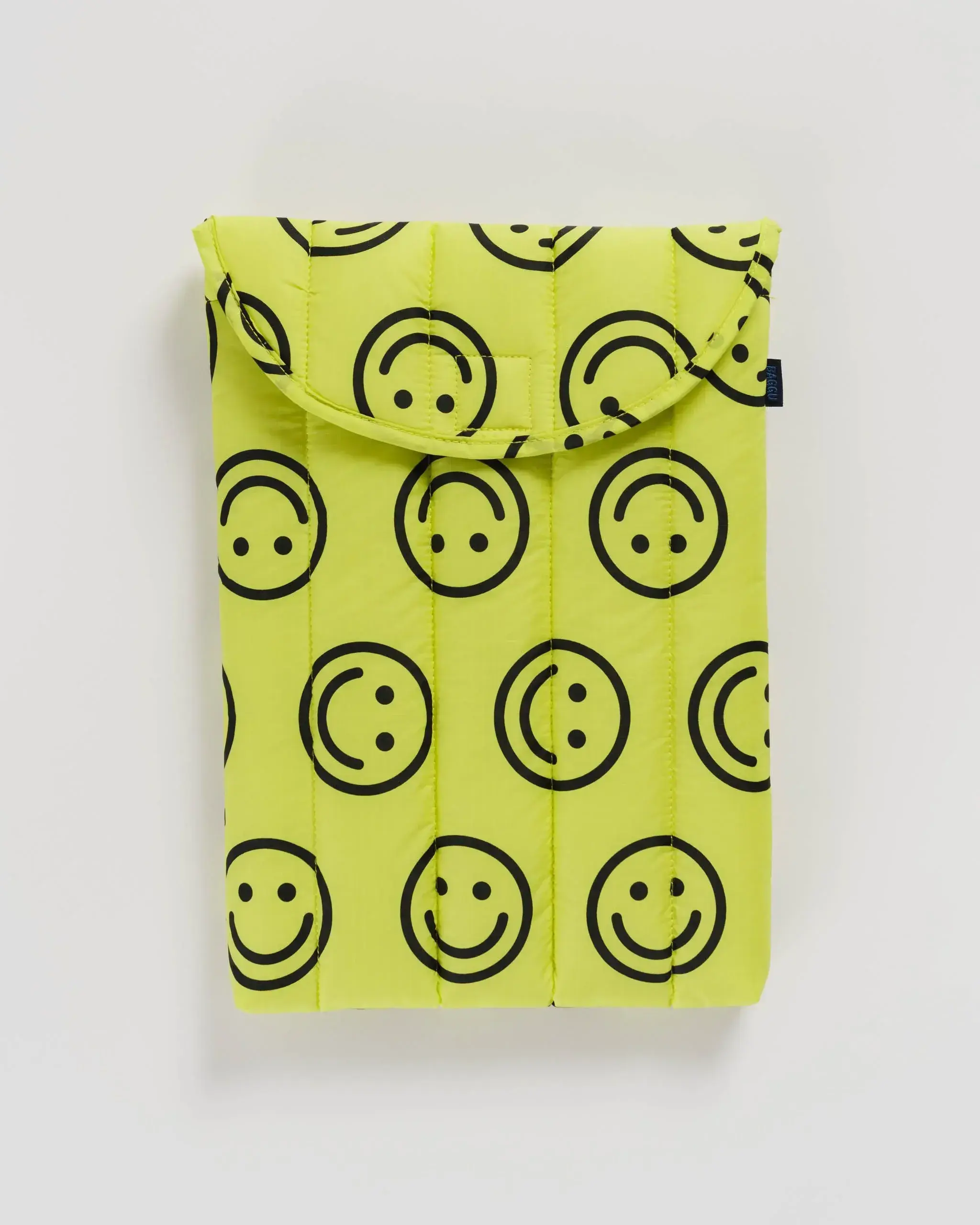 Puffy Laptop Sleeve 13"/14" Yellow Happy