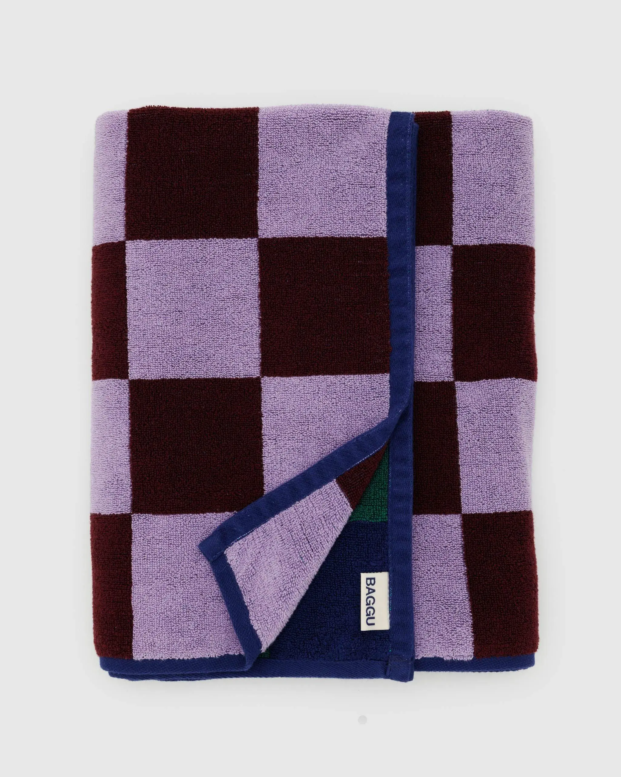 Bath Towel Jewel Checks