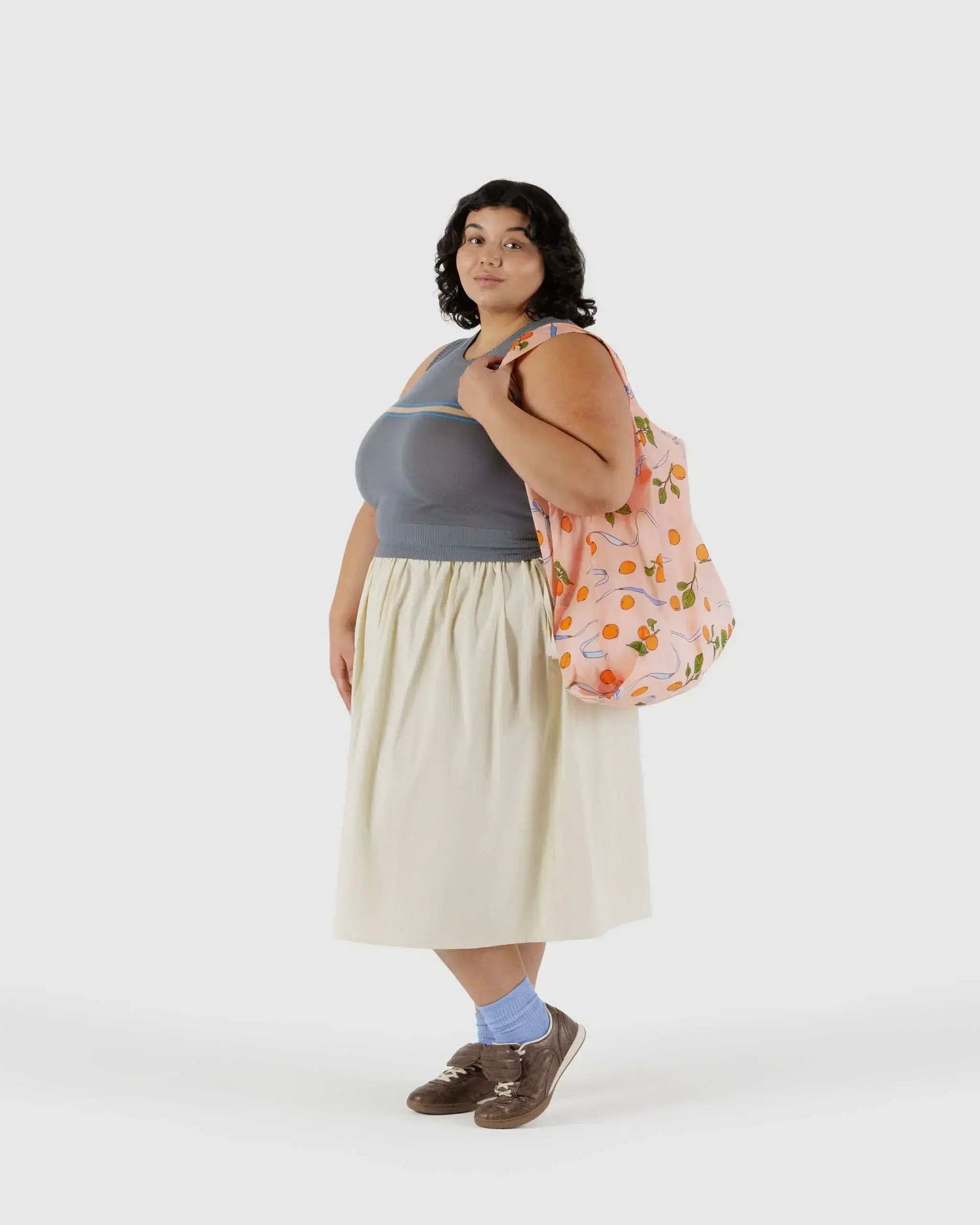 Big Baggu Apricots & Ribbons - Image 2