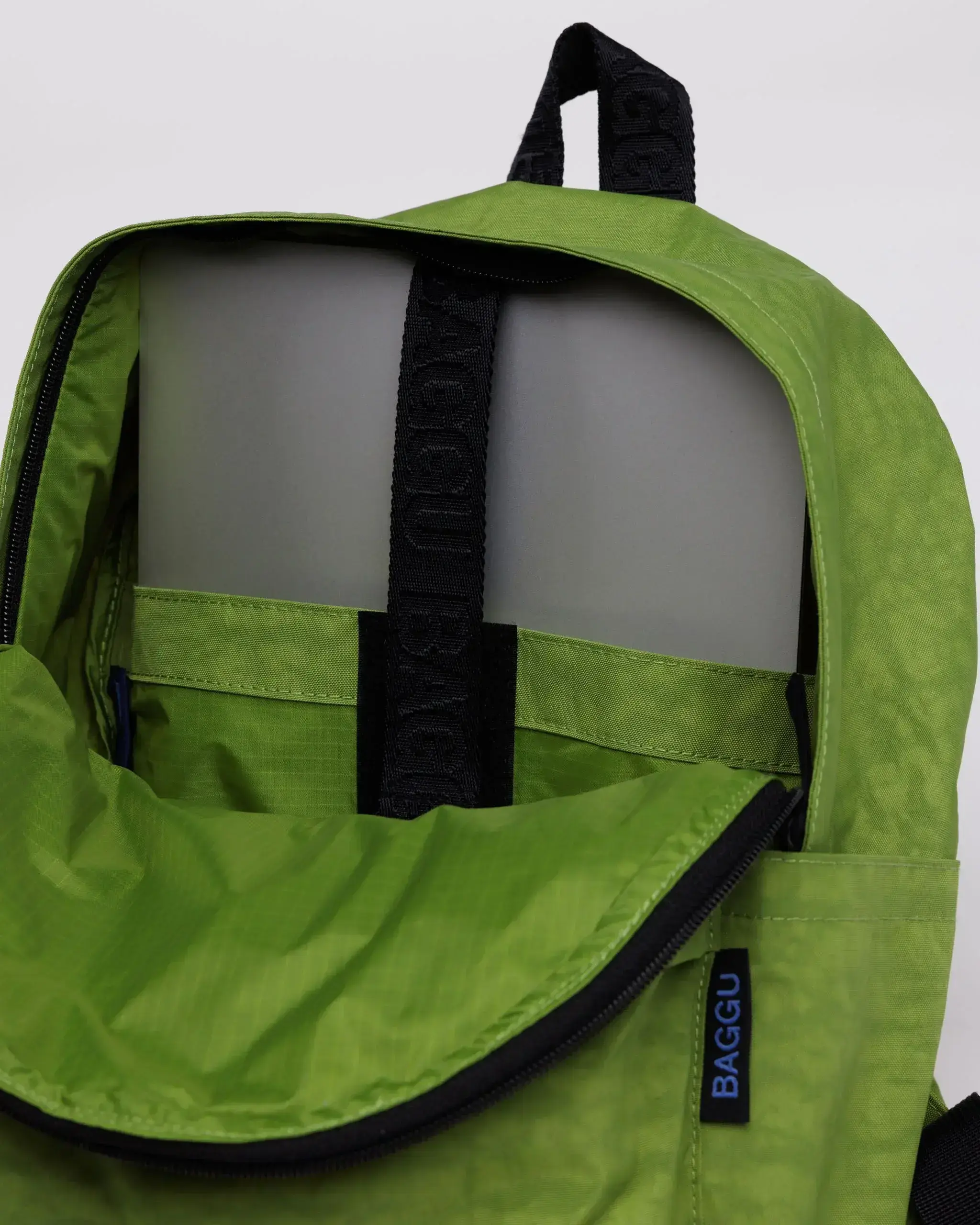 Medium Nylon Backpack Green Juice - Image 4