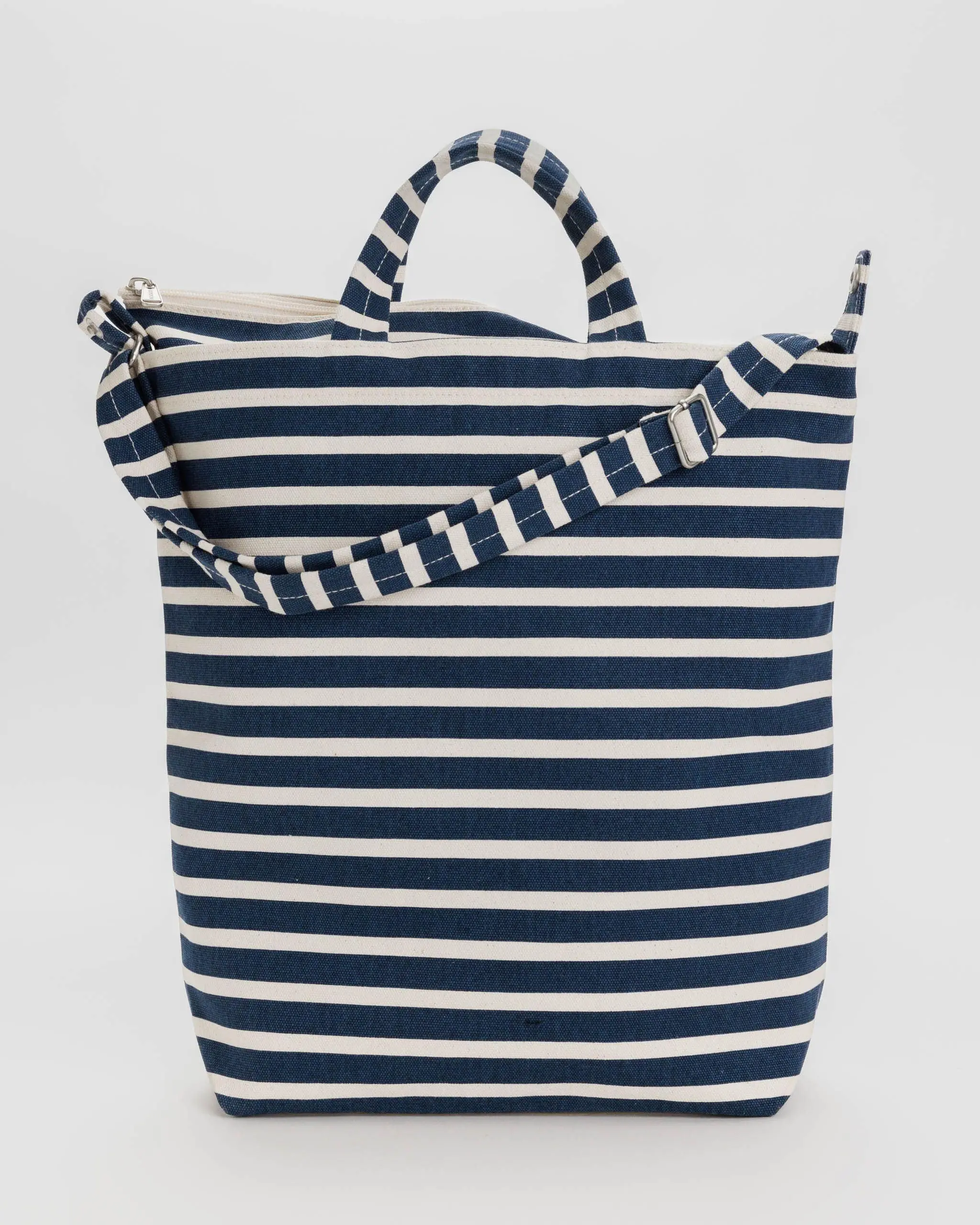 Zip Duck Bag Navy Stripe