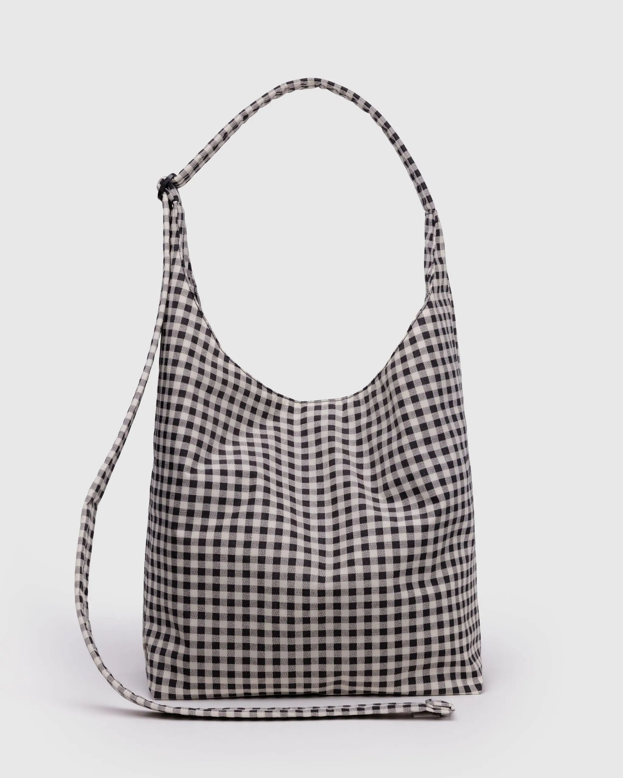 Large Nylon Sling Black & White Gingham