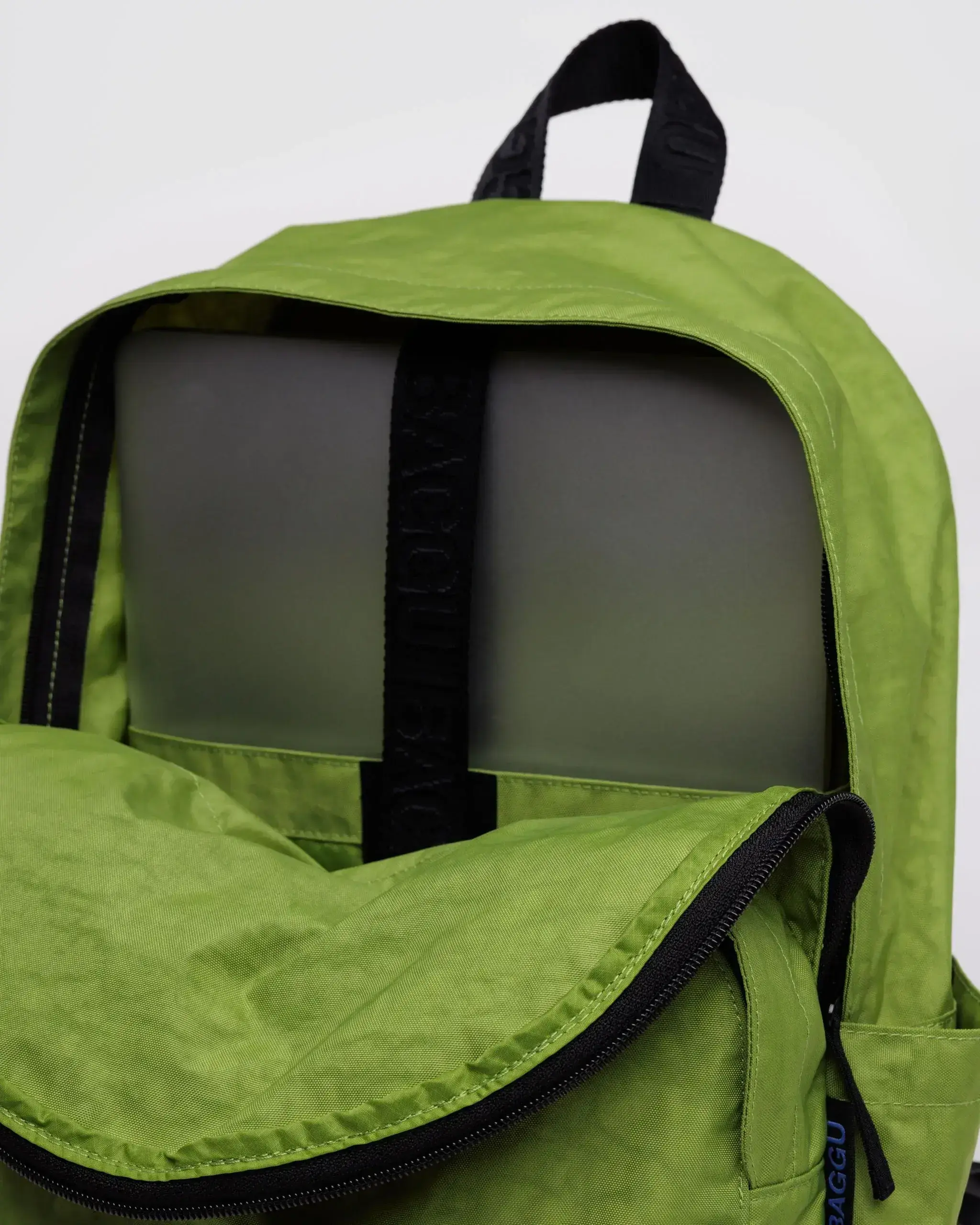 Large Nylon Backpack Green Juice - Image 4