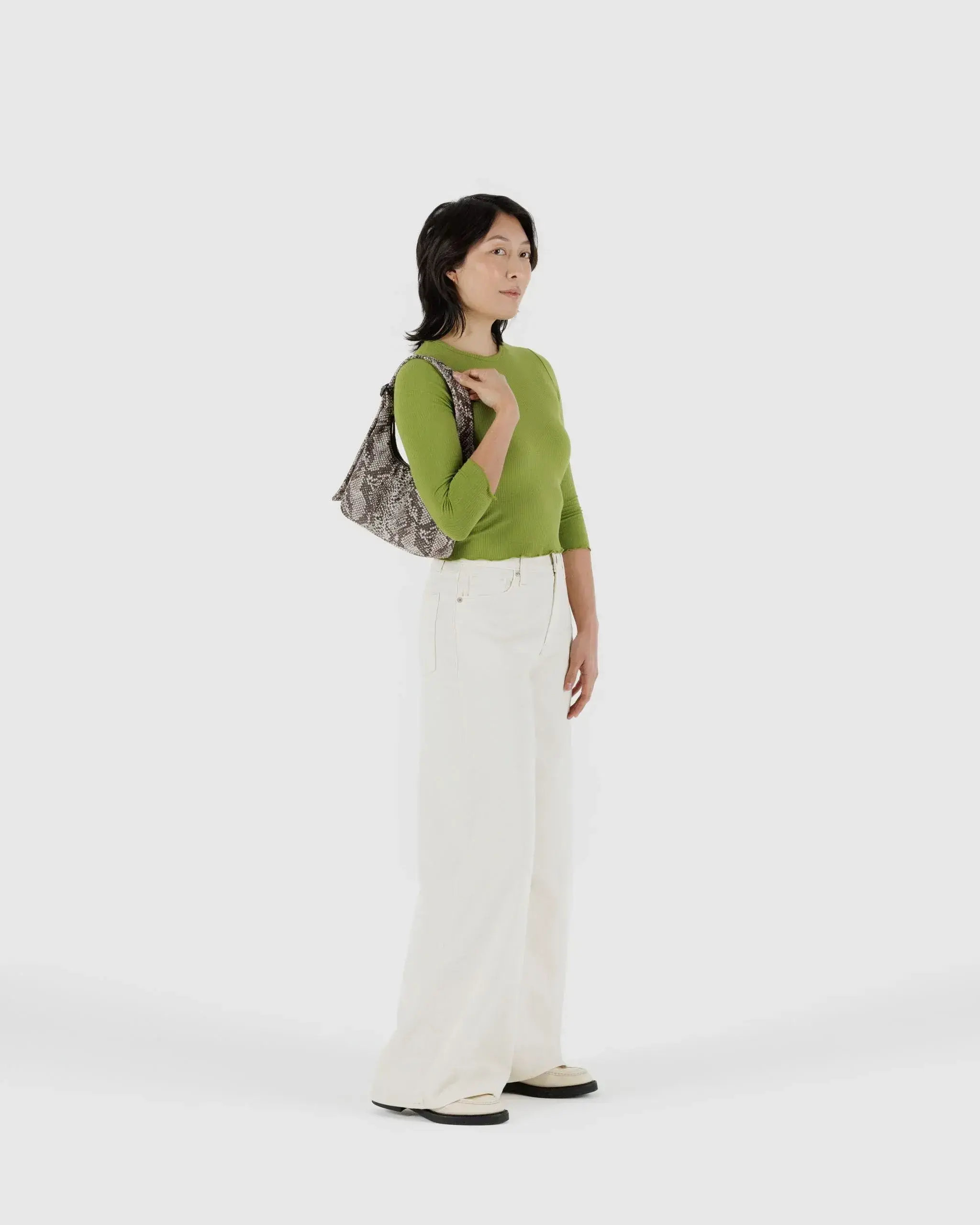 Mini Nylon Shoulder Bag Snakeskin - Image 2