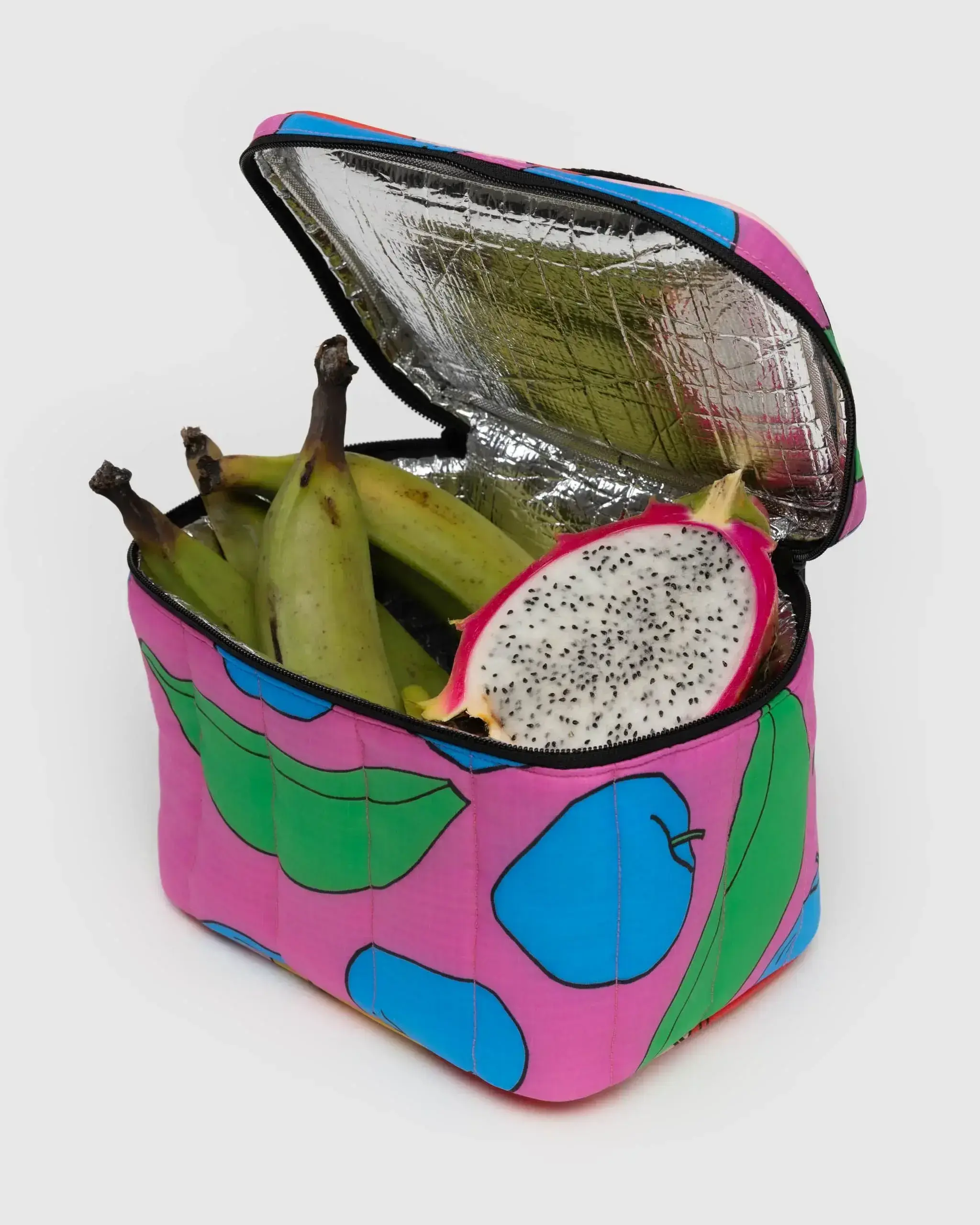 Puffy Lunch Bag Apples & Banana Mix - Image 2