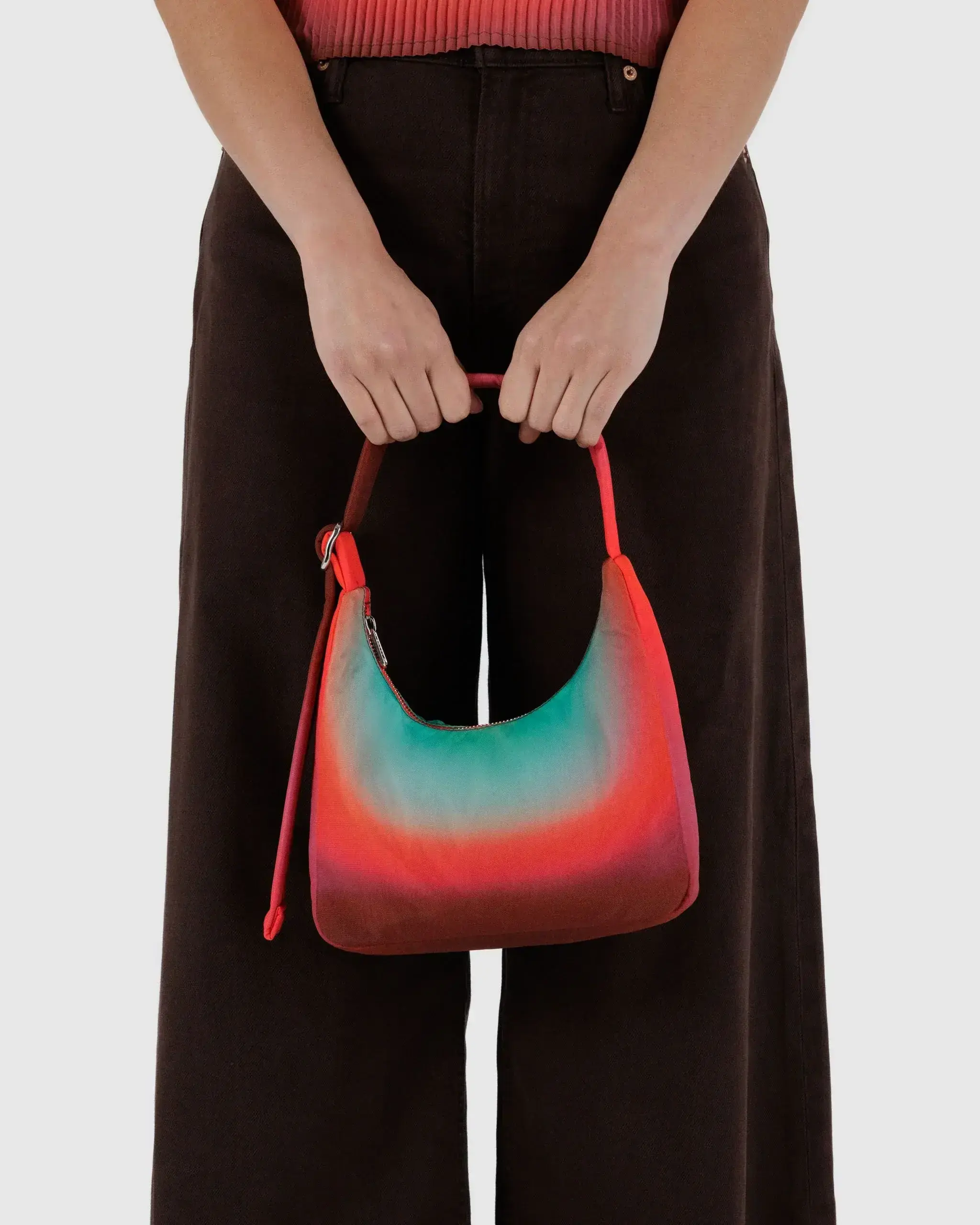 Mini Nylon Shoulder Bag Rain - Image 3