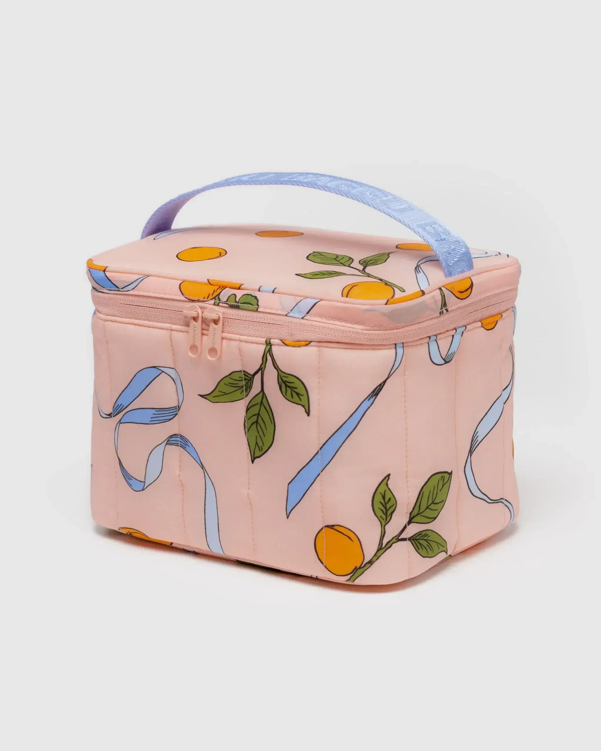 Puffy Lunch Bag Apricots & Ribbons