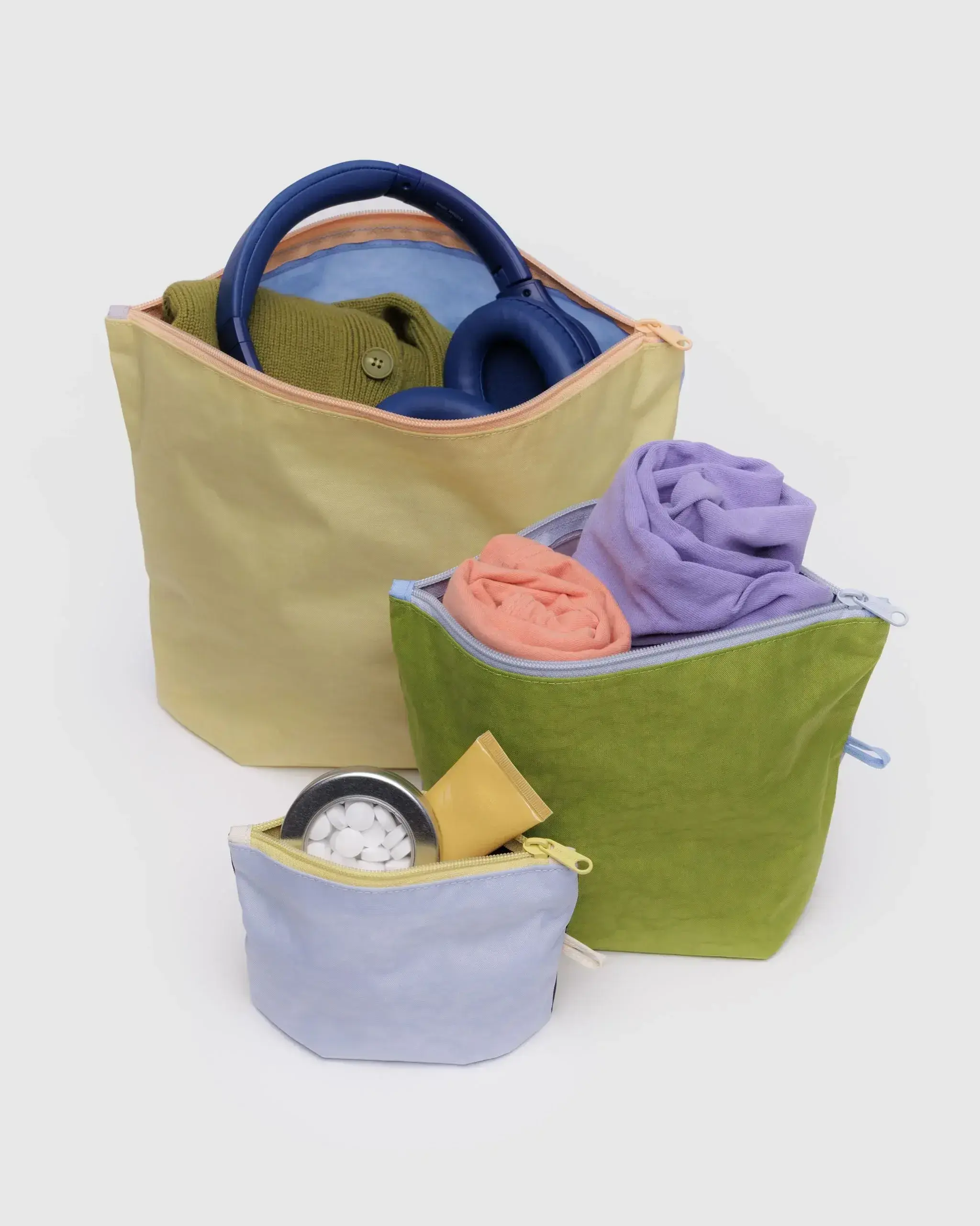 Go Pouch Set Pastels Colorblock - Image 2