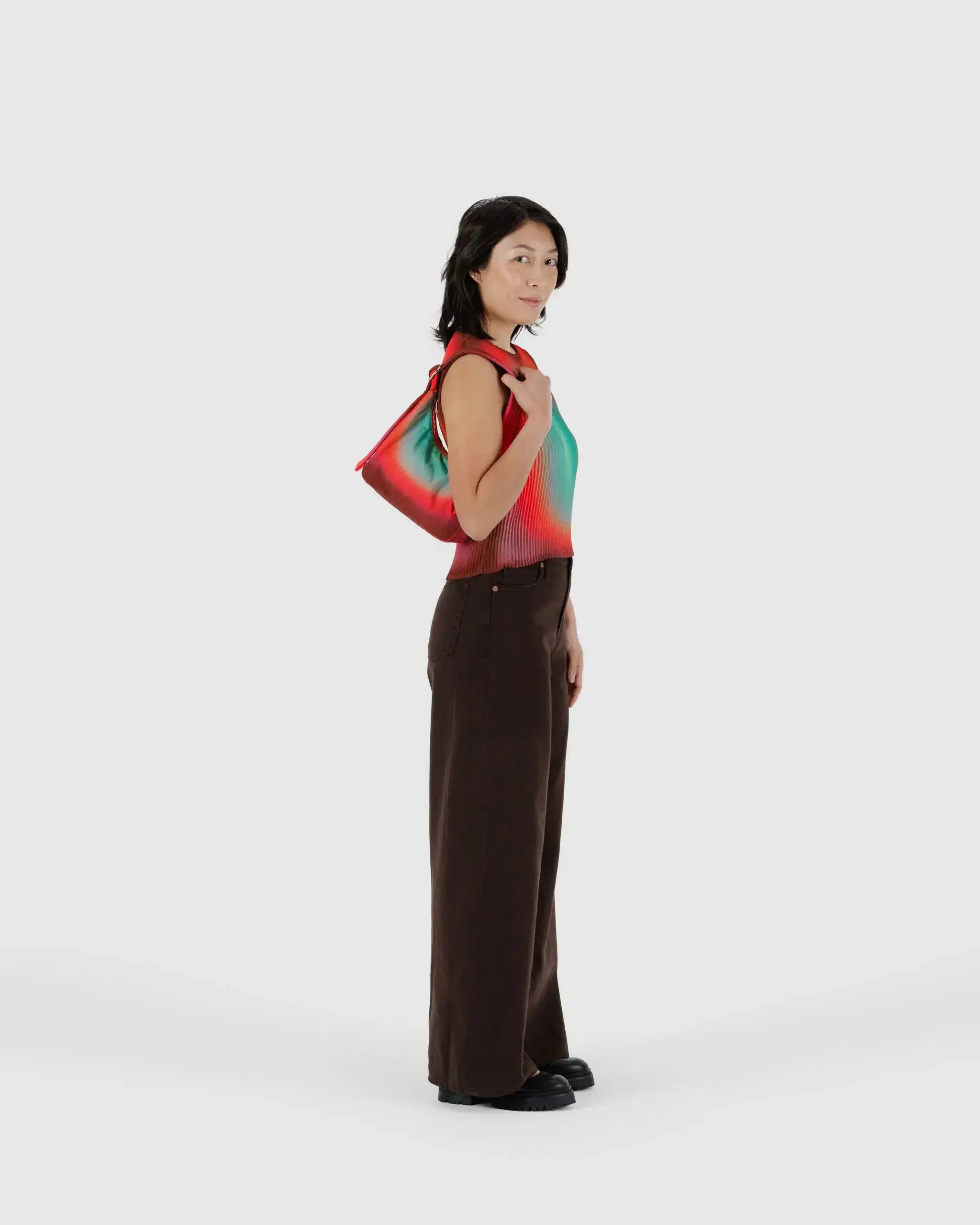 Mini Nylon Shoulder Bag Rain - Image 2