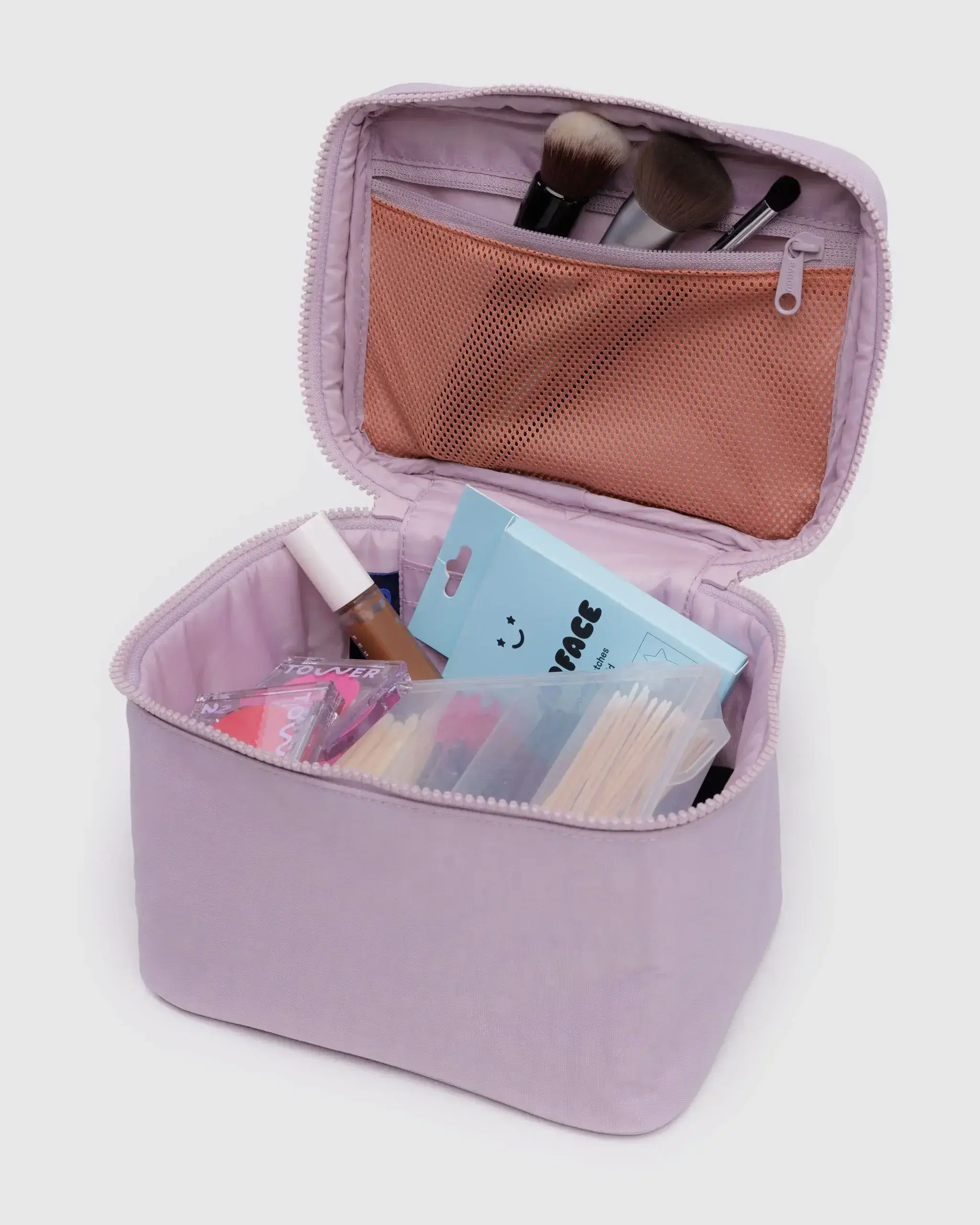 Large Cosmetic Case Dusty Pink - Image 2