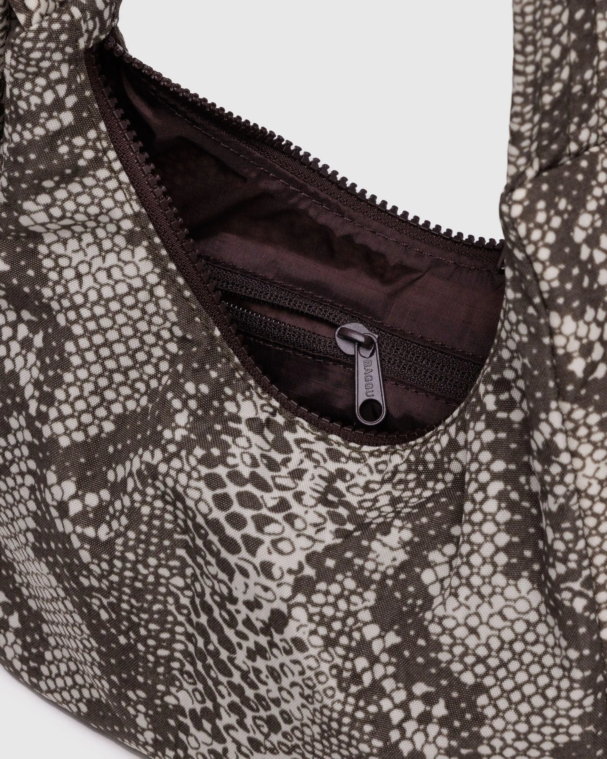 Mini Nylon Shoulder Bag Snakeskin - Image 4