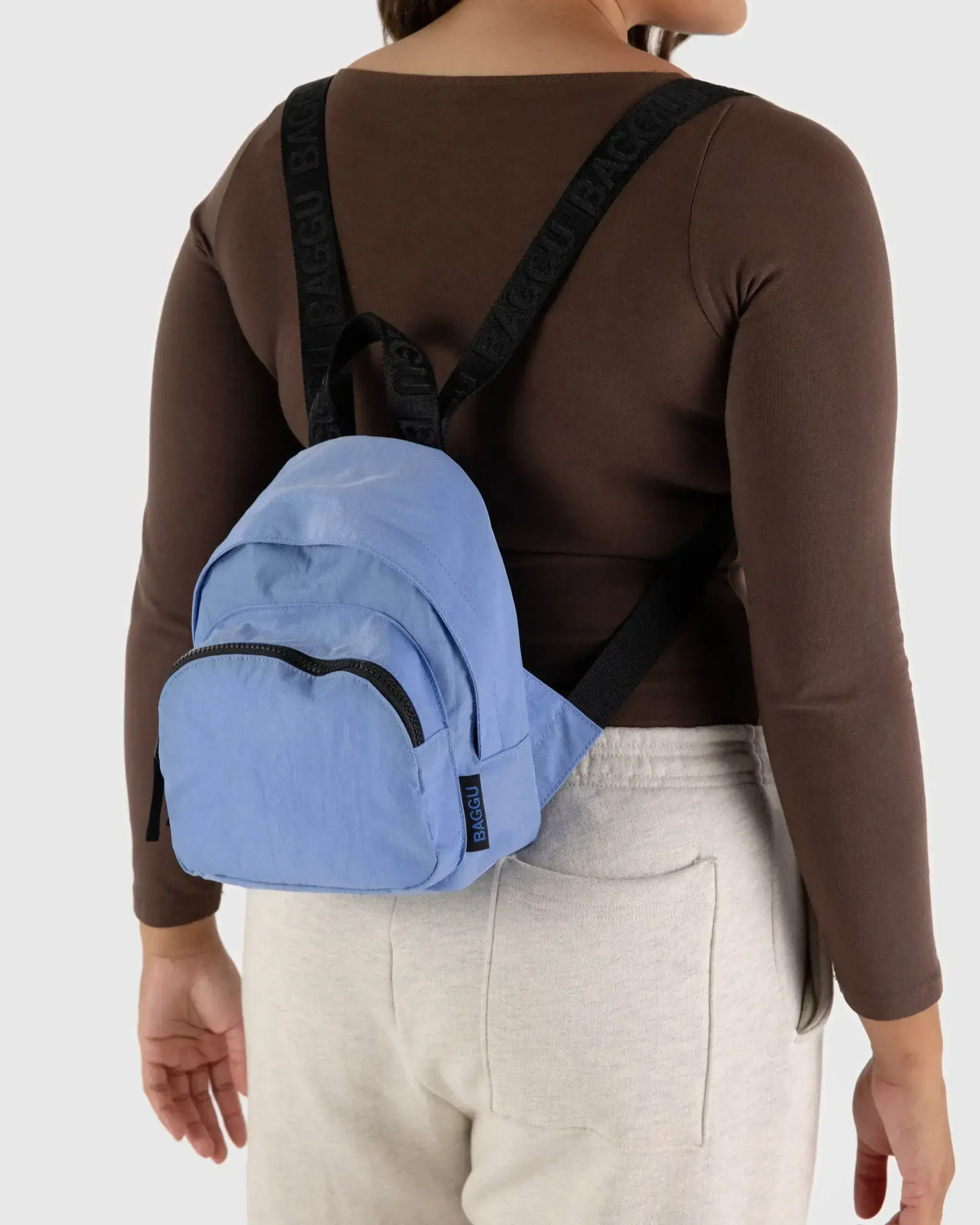 Mini Nylon Backpack Cornflower - Image 3