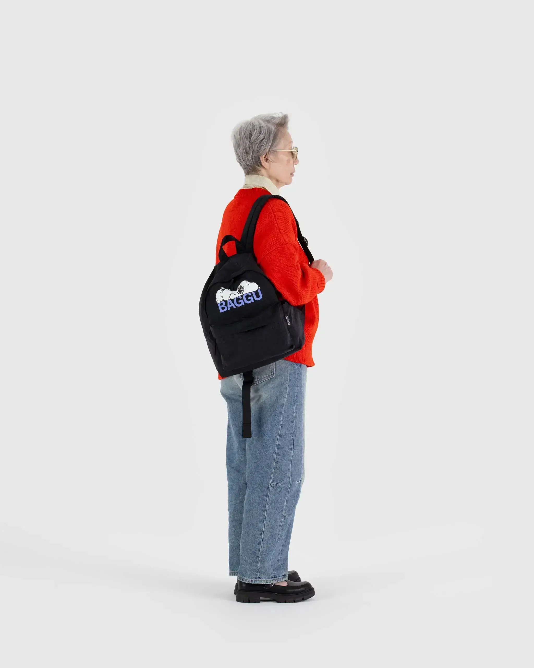Medium Nylon Backpack Snoopy - Image 2
