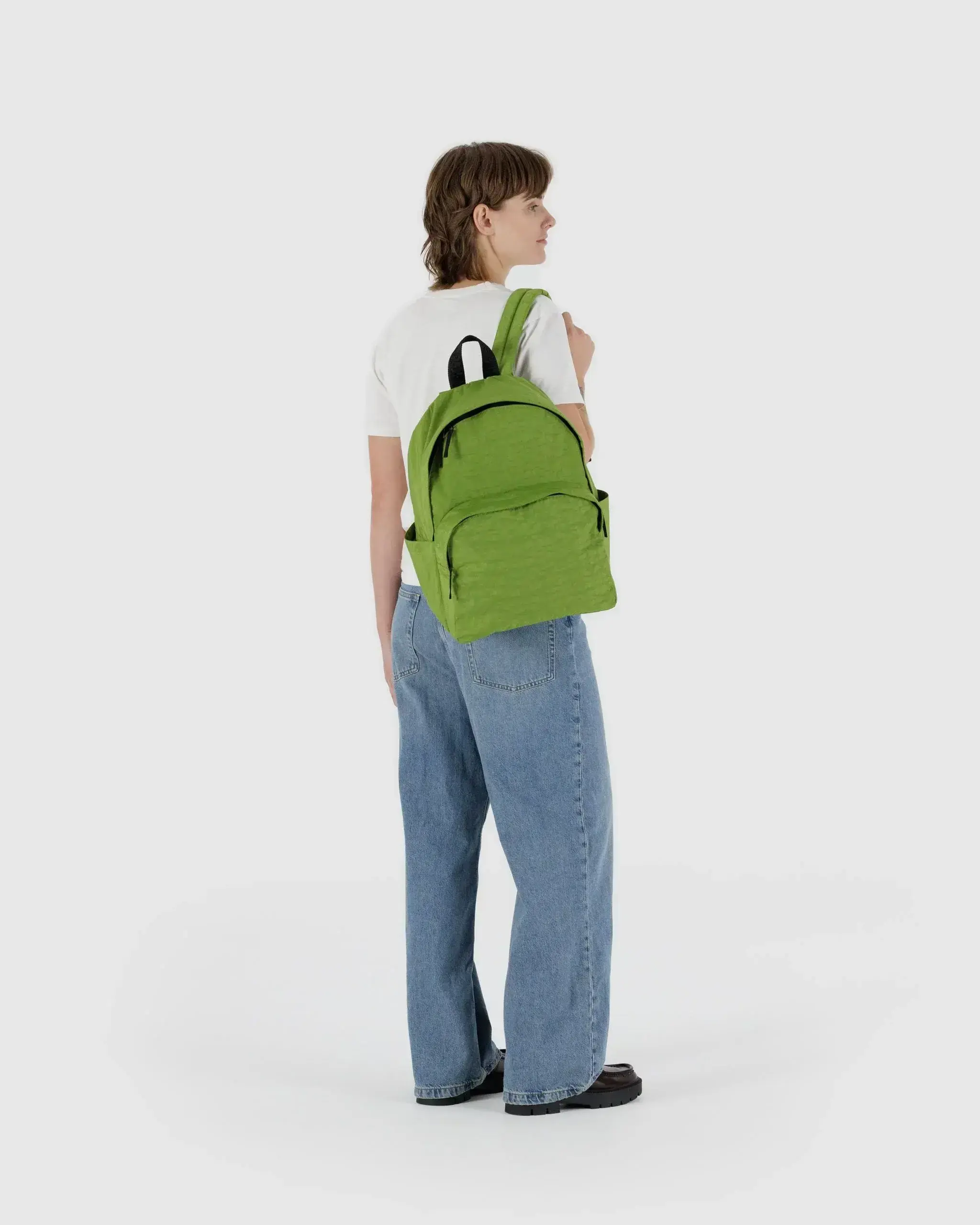 Large Nylon Backpack Green Juice - Image 2