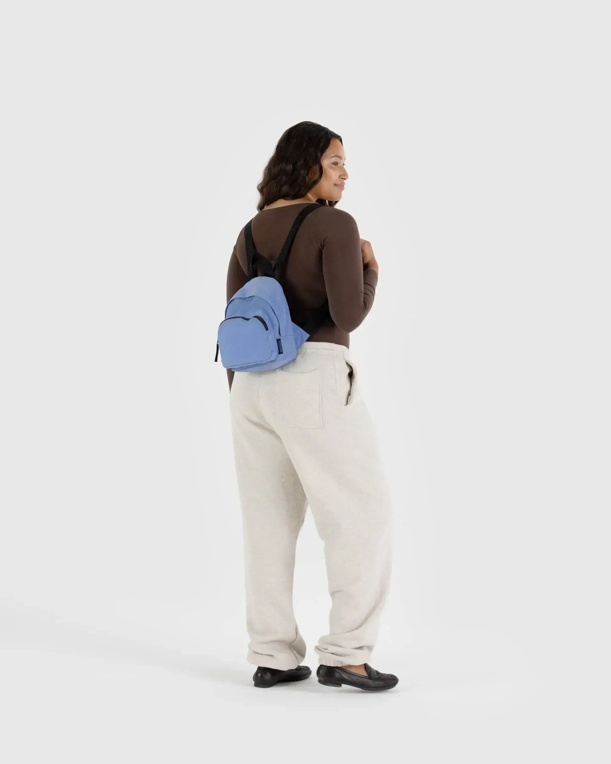 Mini Nylon Backpack Cornflower - Image 2